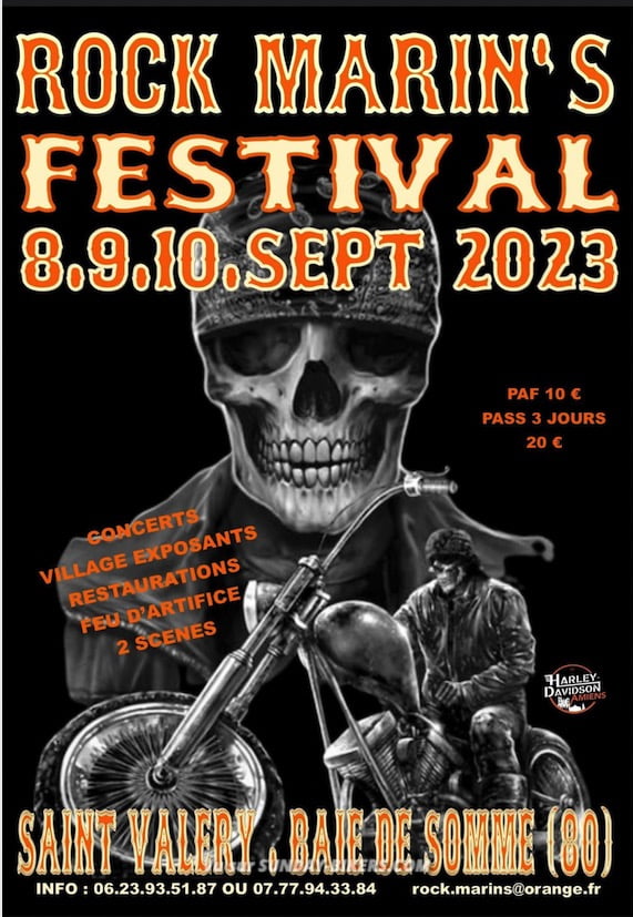 Affiche du Rock Marin's Festival 2023